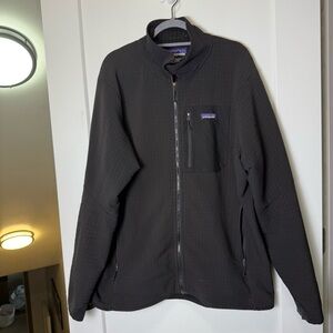 Patagonia Men's R2 TechFace Jacket Breathable Slim Fit Midlayer Black Outdoor XL